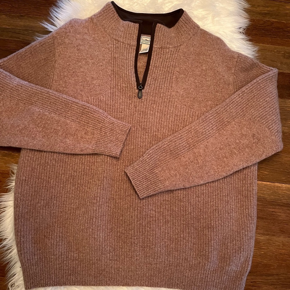 LL Bean 100% wool waterfowlers sweater XXL